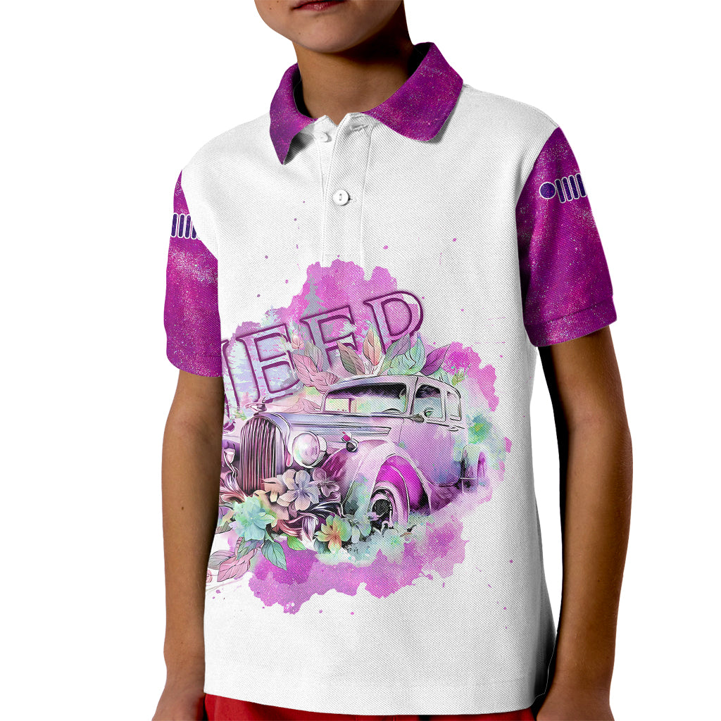 pink-jeep-galaxy-kid-polo-shirt-not-all-those-who-wander-are-lost