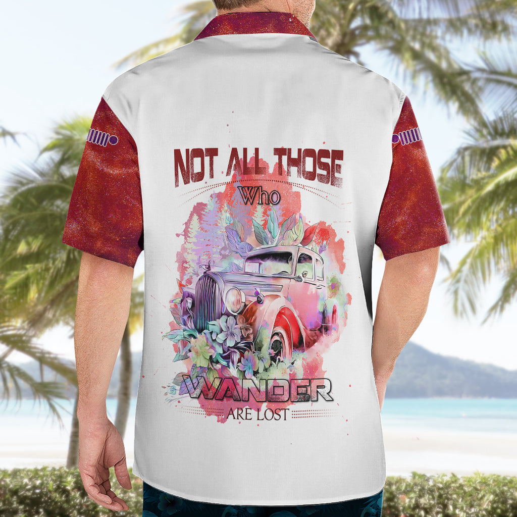 red-jeep-galaxy-hawaiian-shirt-not-all-those-who-wander-are-lost