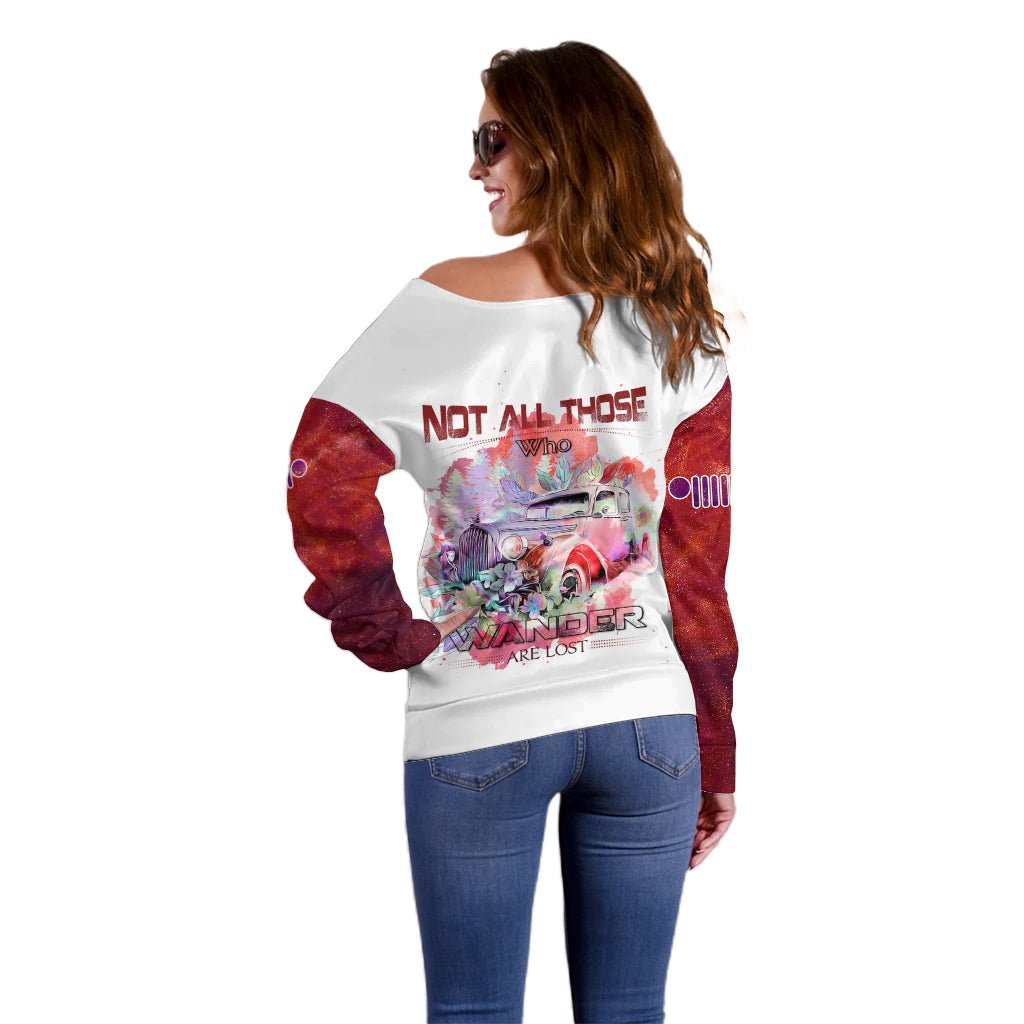 red-jeep-galaxy-off-shoulder-sweater-not-all-those-who-wander-are-lost