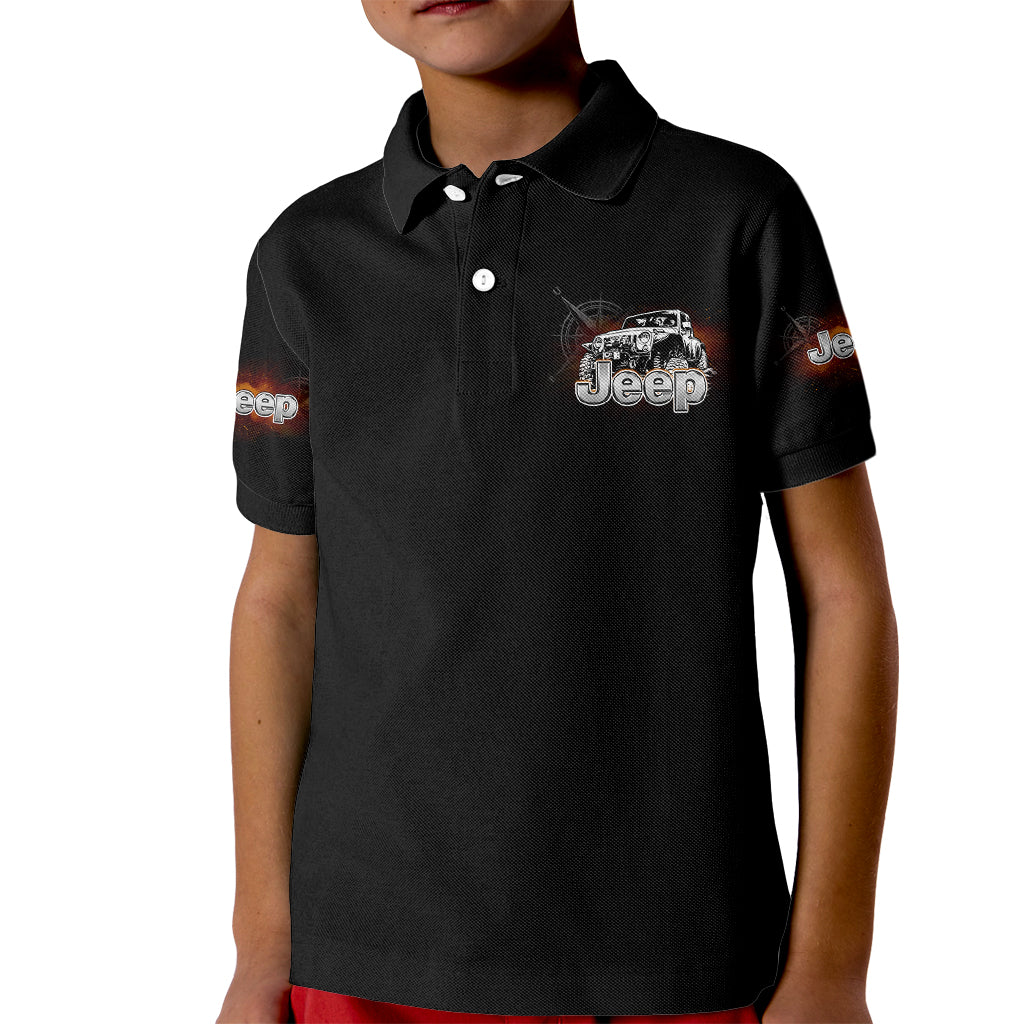 black-jeep-kid-polo-shirt-not-all-who-wander-are-lost-compass