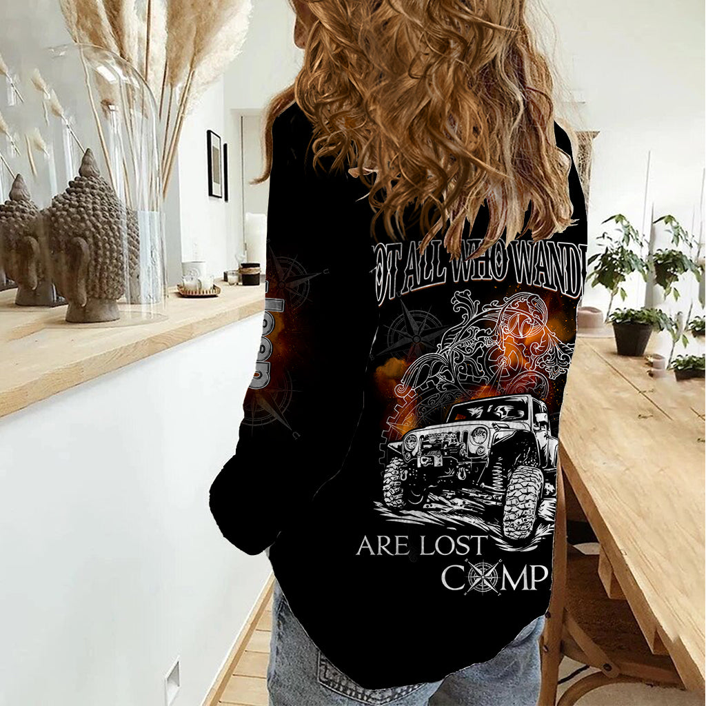 black-jeep-women-casual-shirt-not-all-who-wander-are-lost-compass