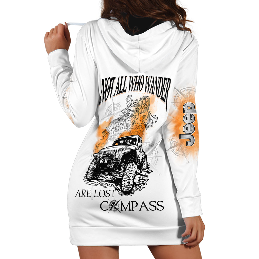 white-jeep-hoodie-dress-not-all-who-wander-are-lost-compass