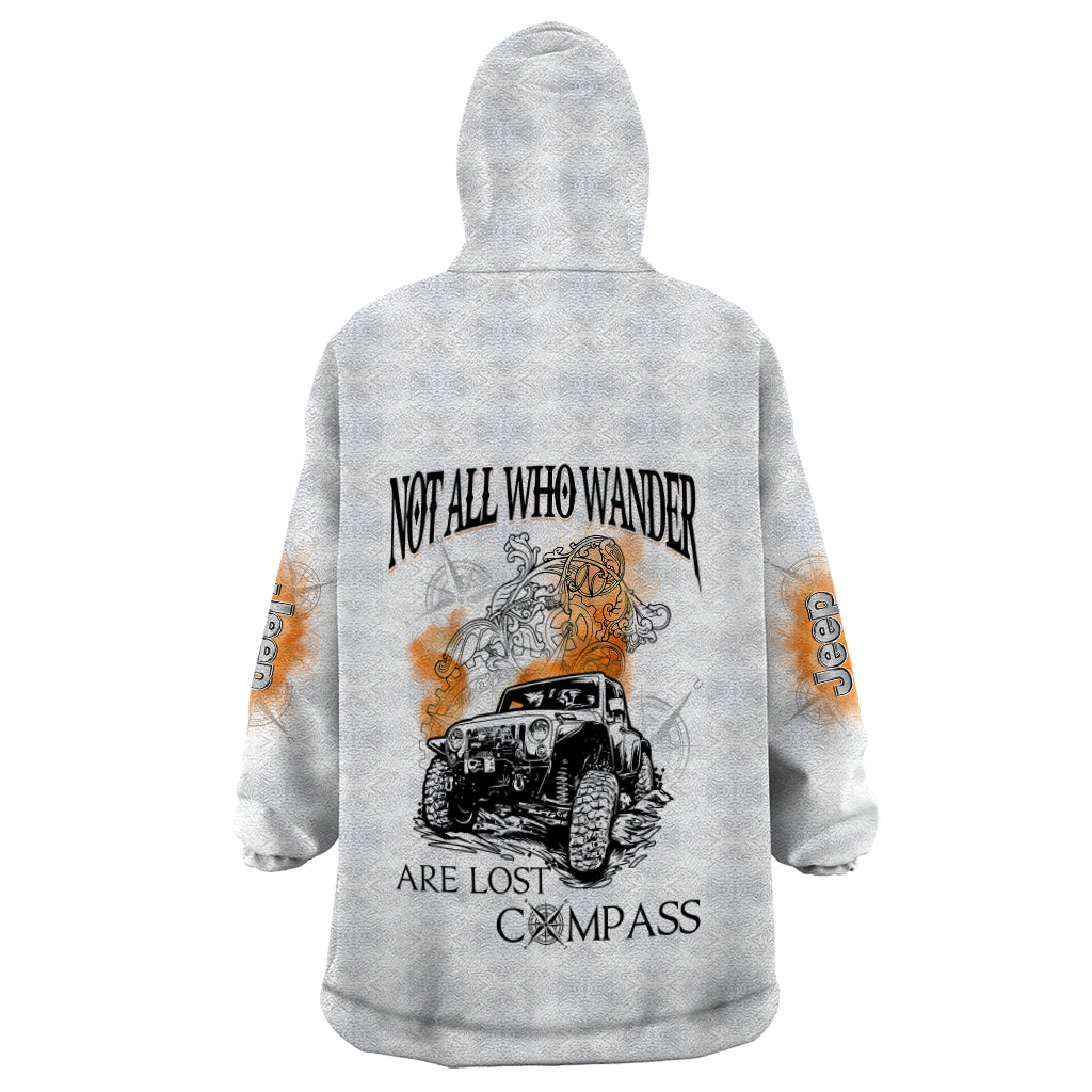 white-jeep-wearable-blanket-hoodie-not-all-who-wander-are-lost-compass