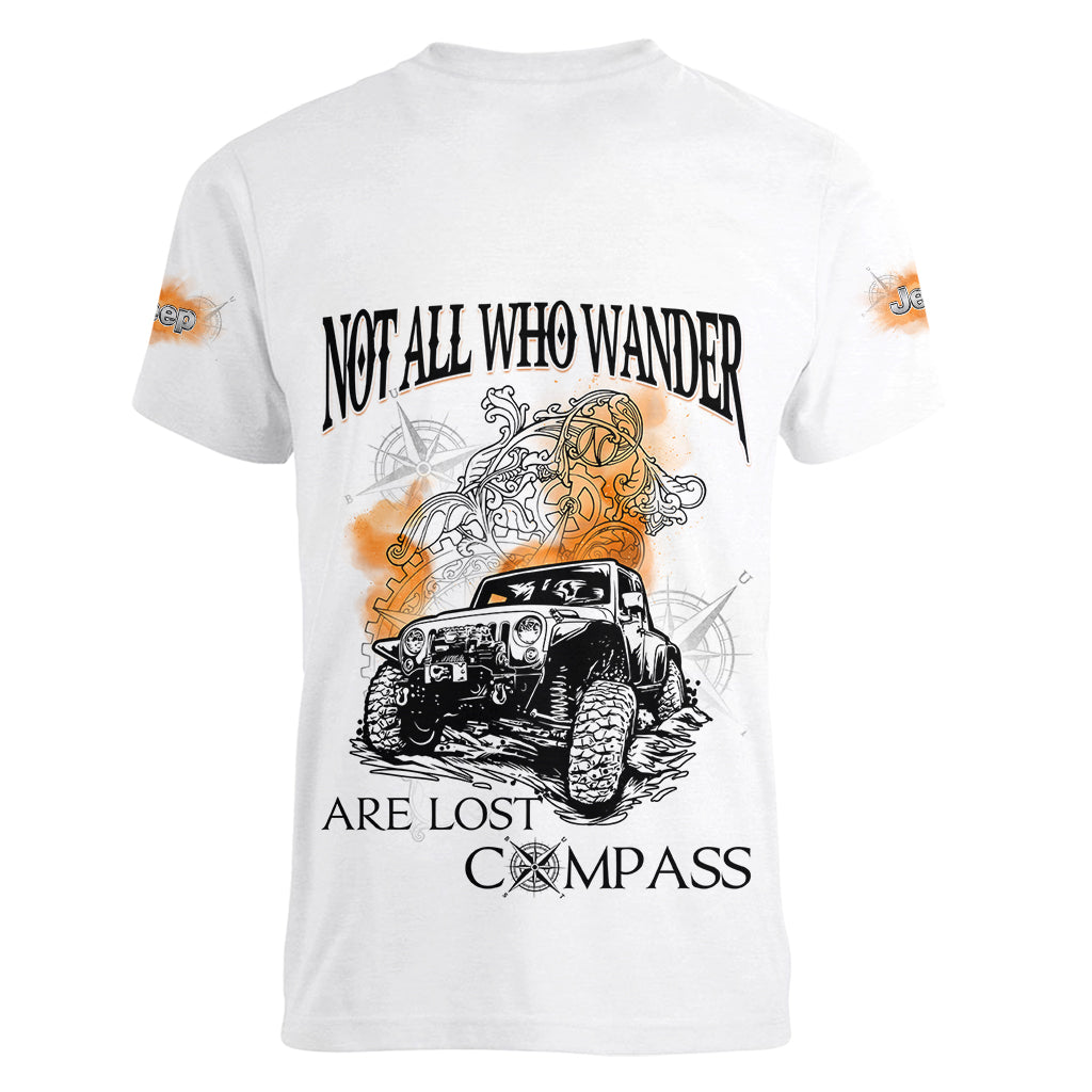 white-jeep-women-v-neck-t-shirt-not-all-who-wander-are-lost-compass