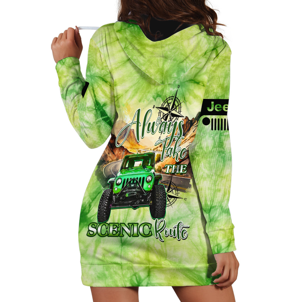 green-jeep-tie-dye-hoodie-dress-always-take-the-scenic-route