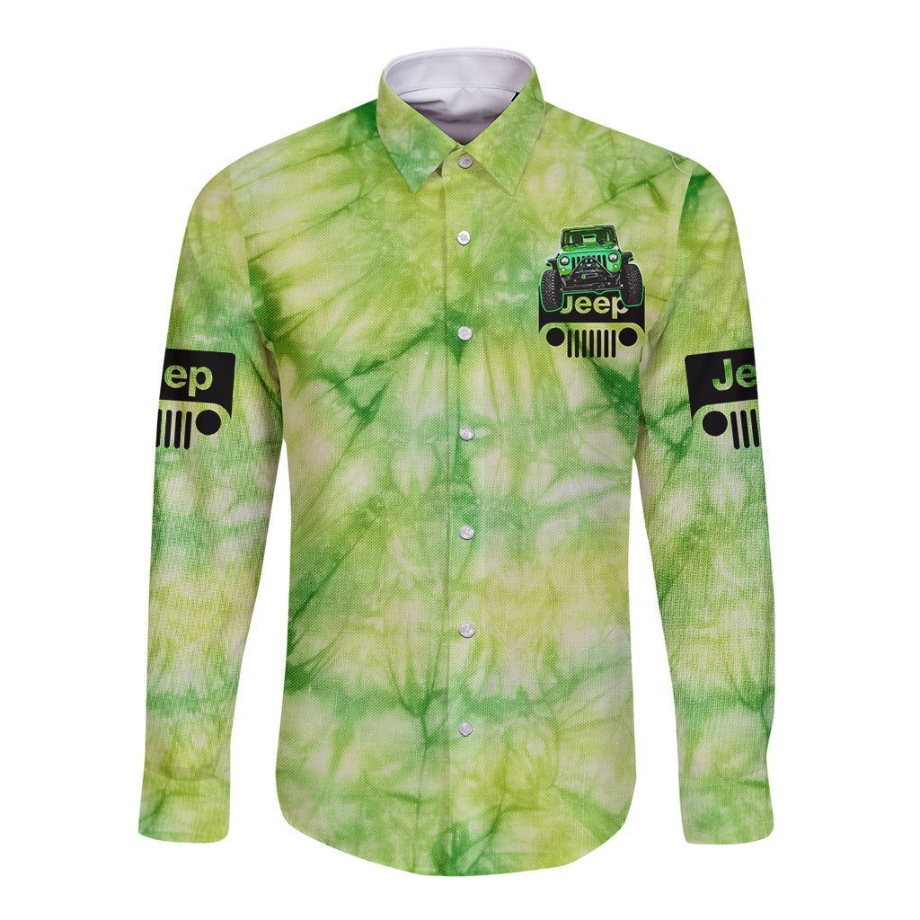 green-jeep-tie-dye-long-sleeve-button-shirt-always-take-the-scenic-route