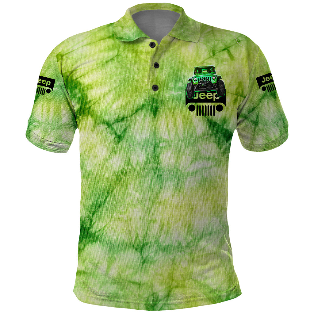 green-jeep-tie-dye-polo-shirt-always-take-the-scenic-route