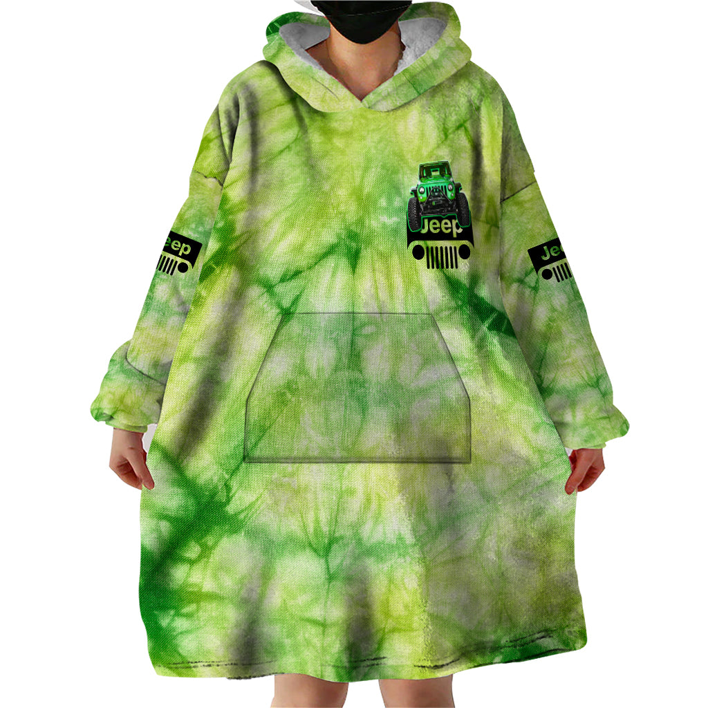 green-jeep-tie-dye-wearable-blanket-hoodie-always-take-the-scenic-route