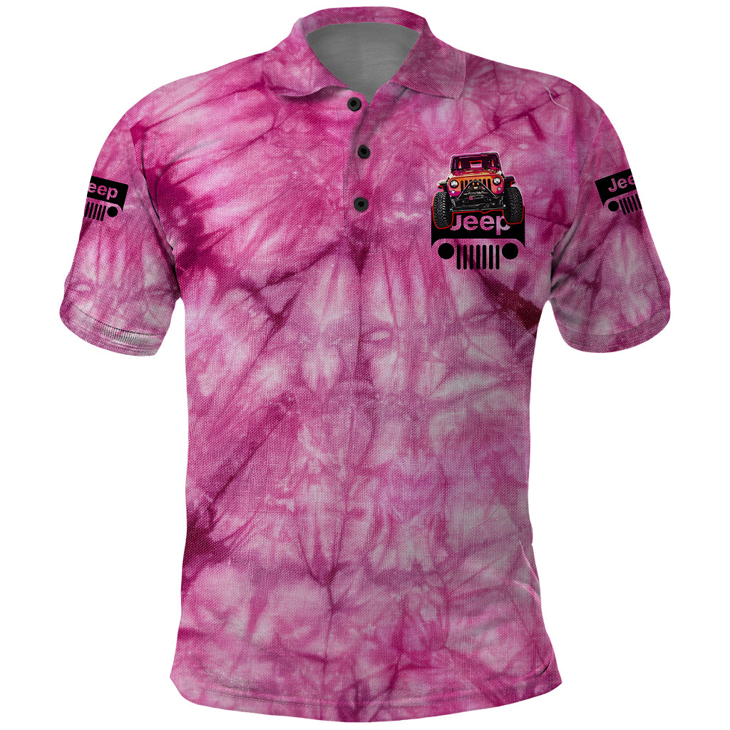 pink-jeep-tie-dye-polo-shirt-always-take-the-scenic-route