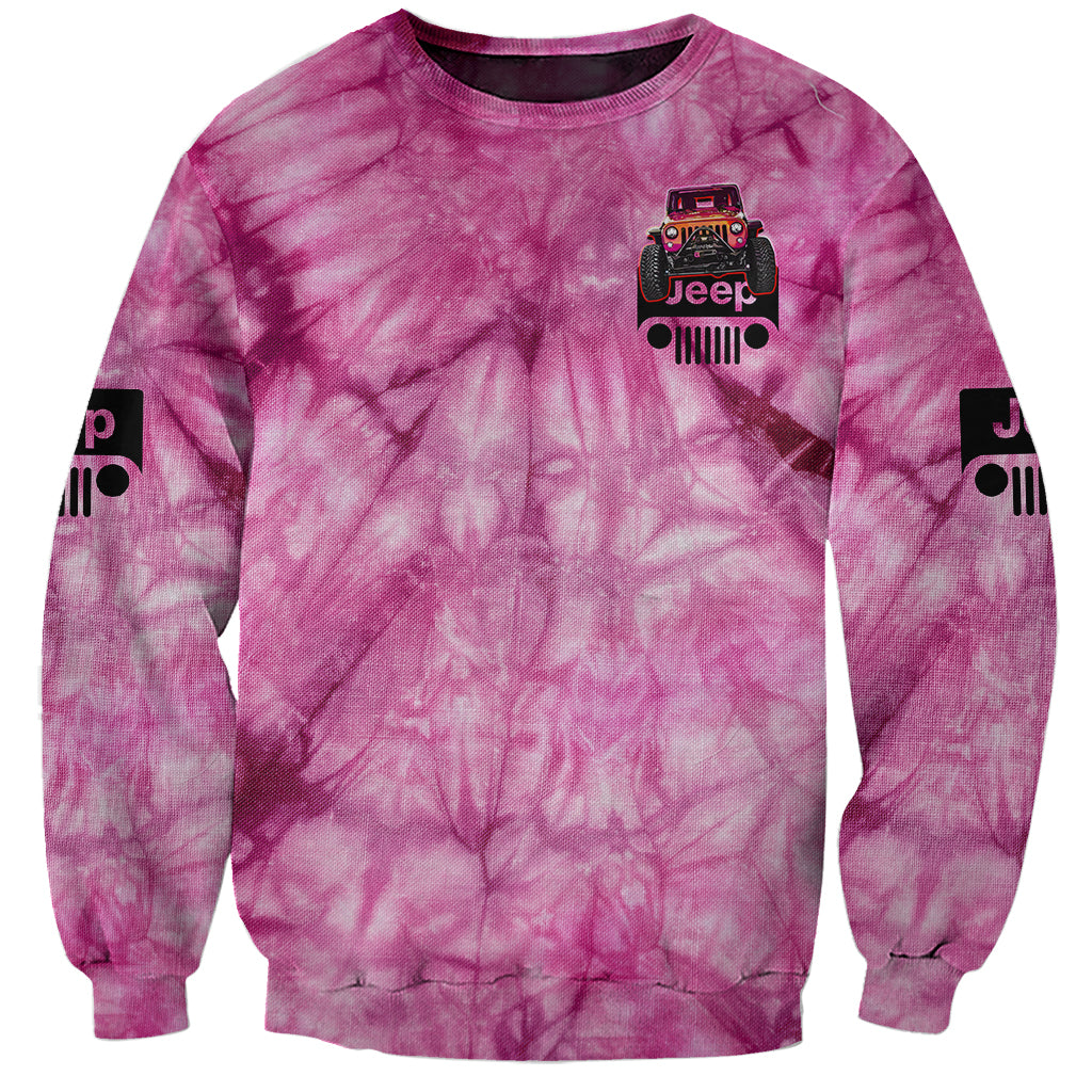 pink-jeep-tie-dye-sweatshirt-always-take-the-scenic-route