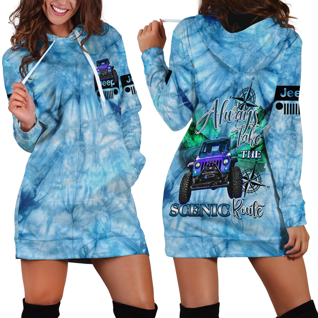 blue-jeep-tie-dye-hoodie-dress-always-take-the-scenic-route