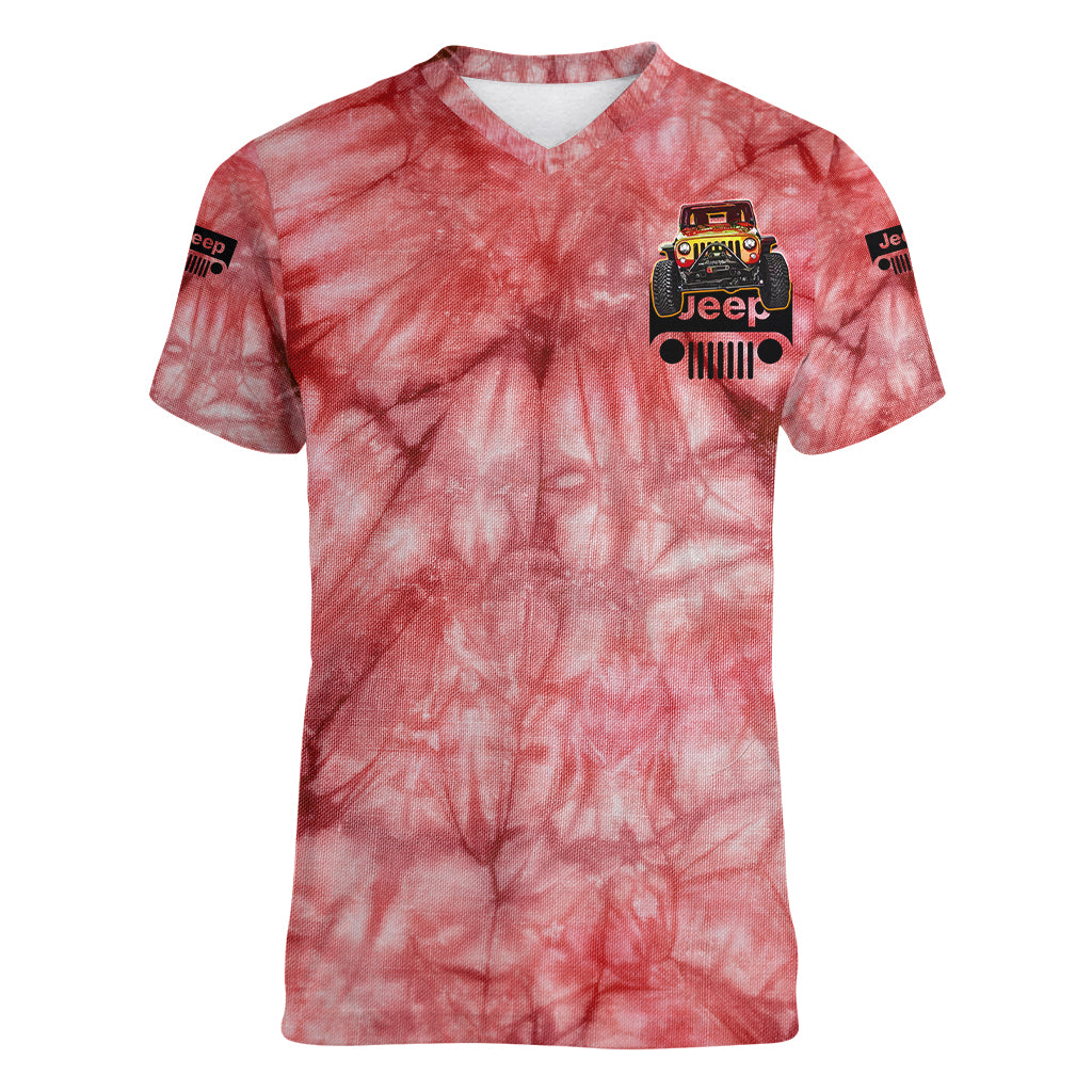 red-jeep-tie-dye-women-v-neck-t-shirt-always-take-the-scenic-route