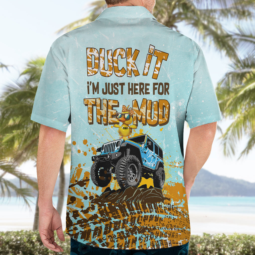 jeep-duck-hawaiian-shirt-im-just-here-for-the-mud