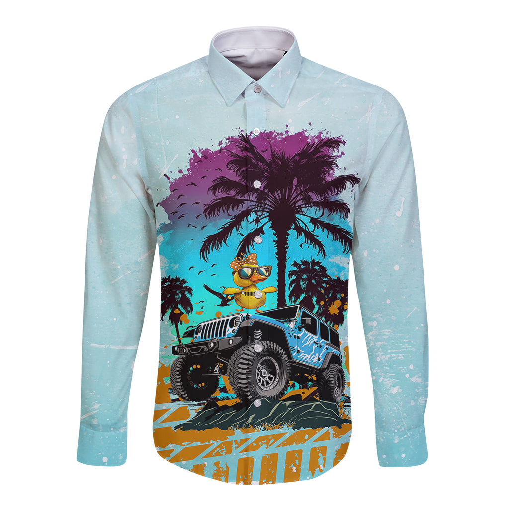 jeep-duck-long-sleeve-button-shirt-im-just-here-for-the-mud