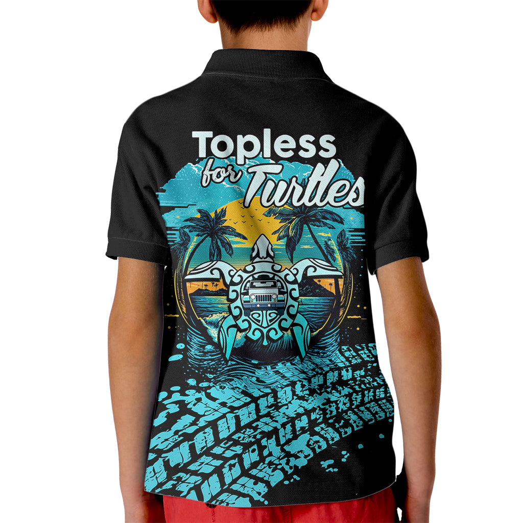 jeep-beach-go-topless-for-turtles-kid-polo-shirt