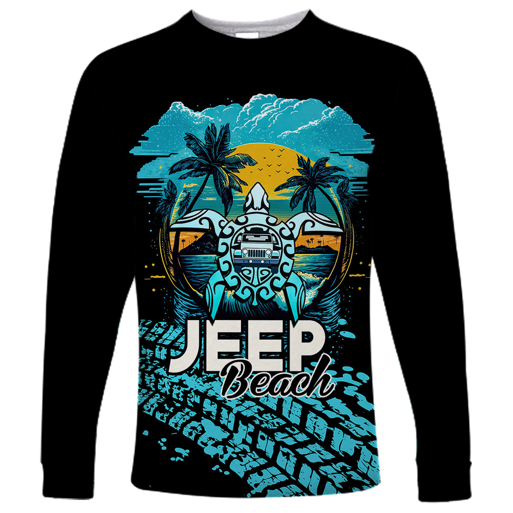 jeep-beach-go-topless-for-turtles-long-sleeve-shirt