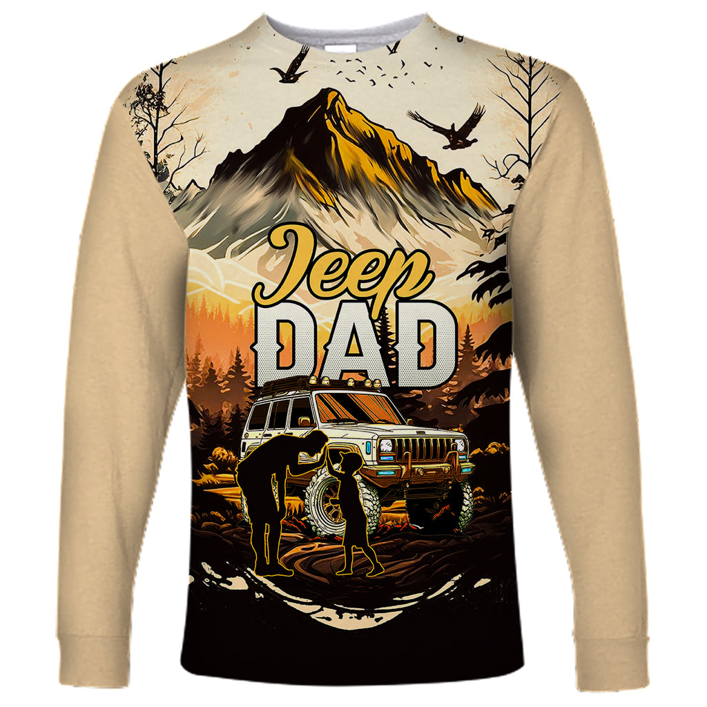 fathers-day-gift-for-dads-long-sleeve-shirt-jeep-dad-just-like-any-other-dads-but-cooler