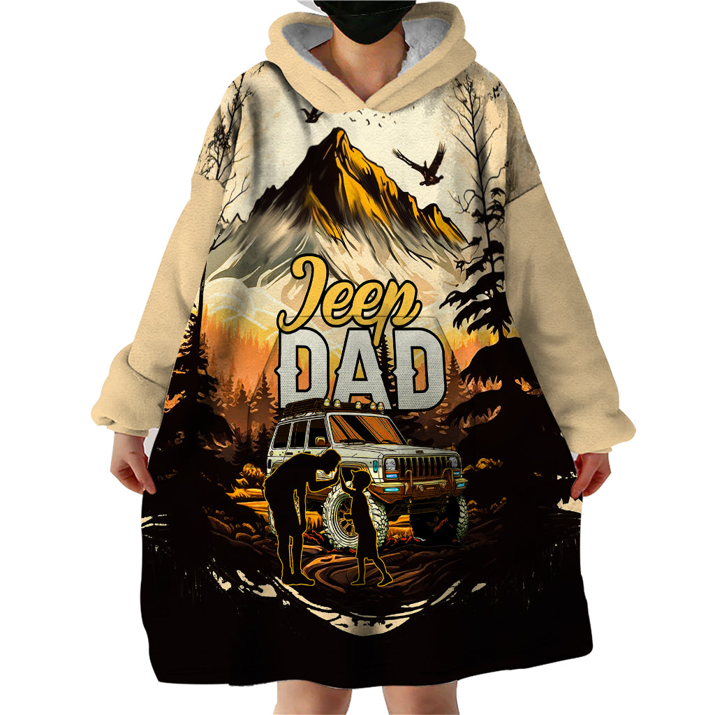 fathers-day-gift-for-dads-wearable-blanket-hoodie-jeep-dad-just-like-any-other-dads-but-cooler