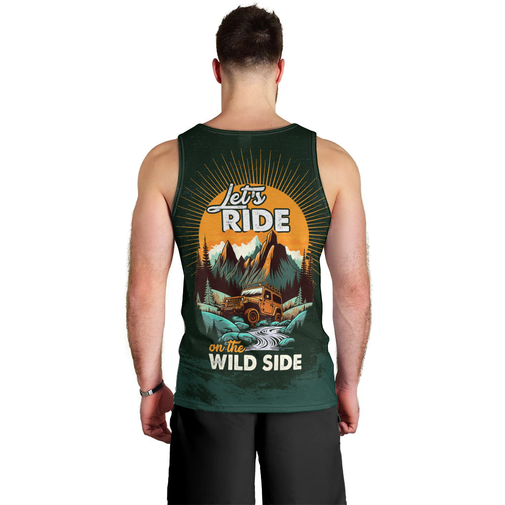 lets-ride-on-the-wild-side-jeep-men-tank-top