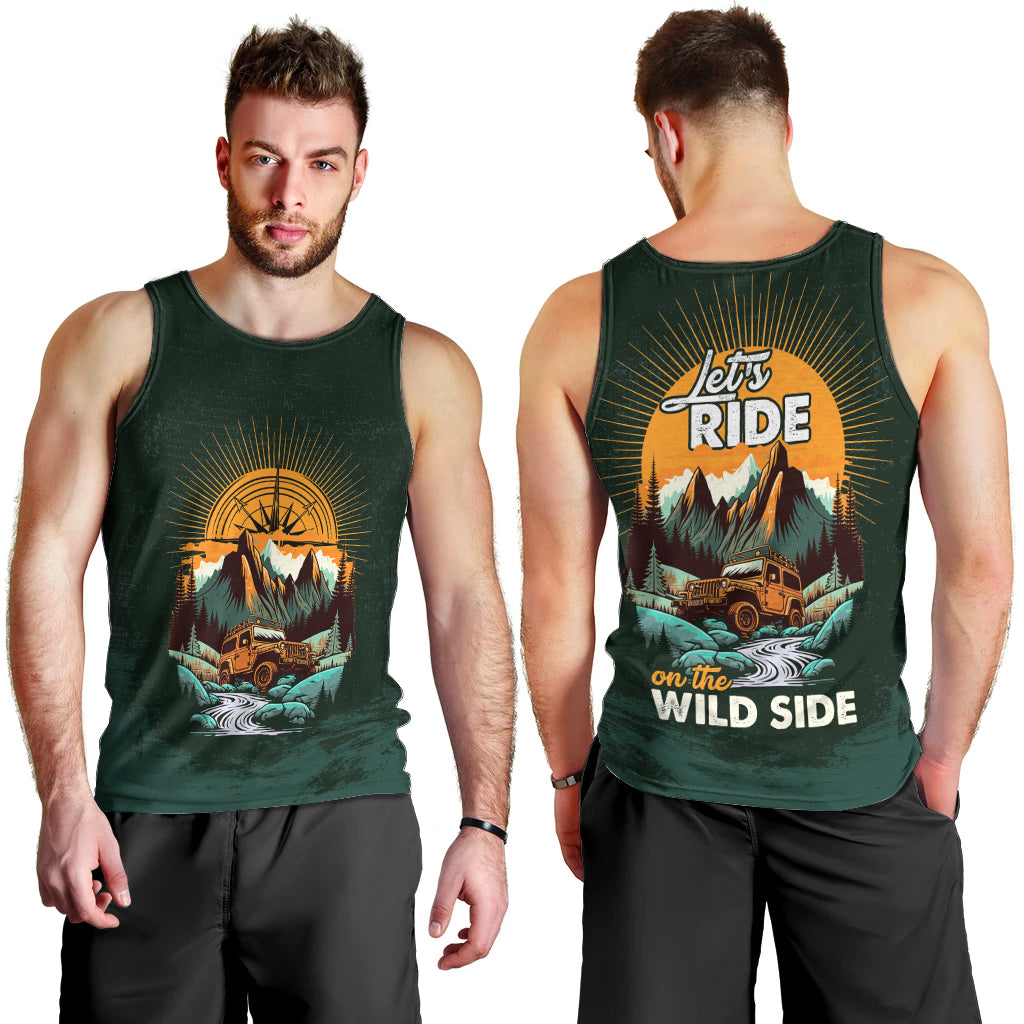 lets-ride-on-the-wild-side-jeep-men-tank-top