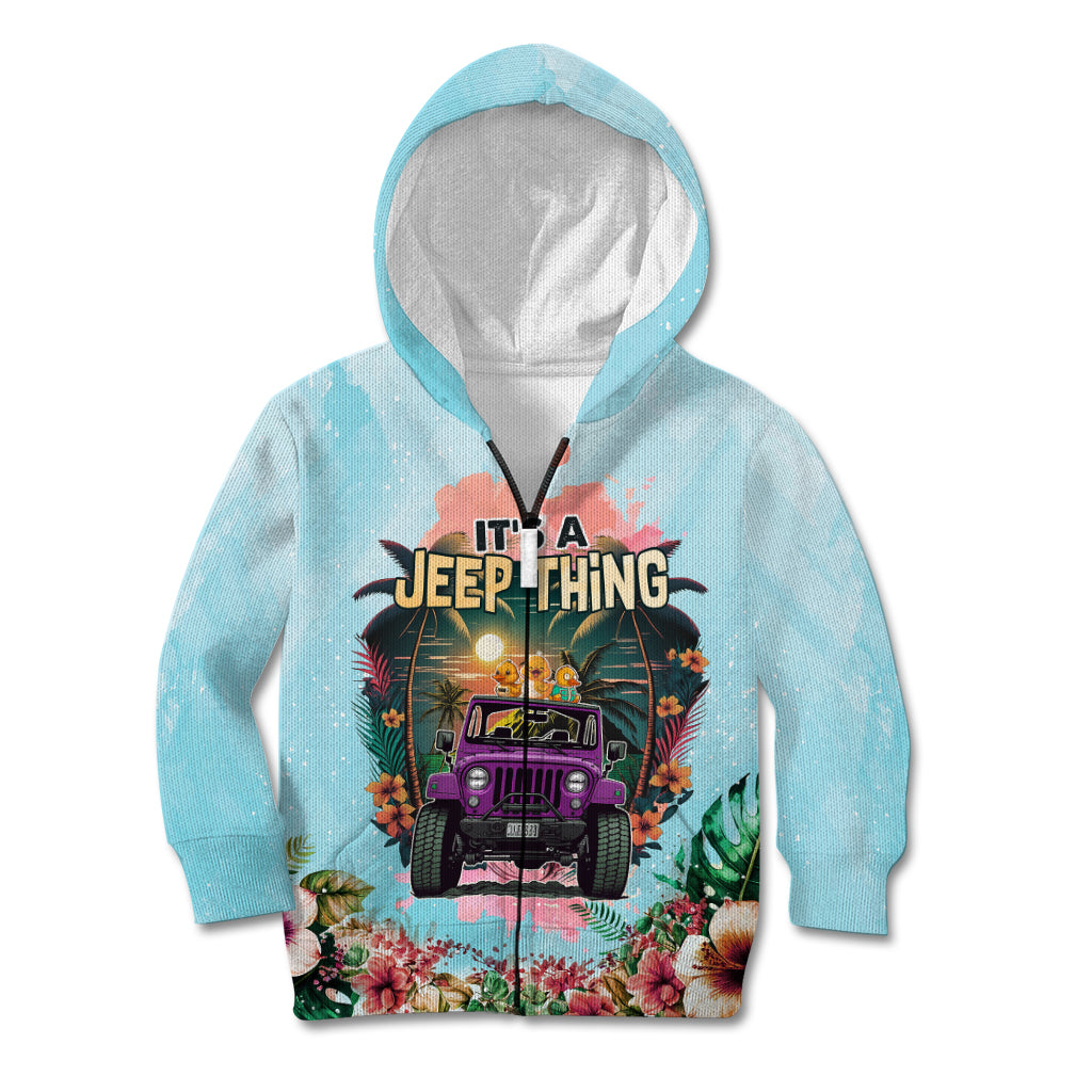 jeep-duck-tropical-summer-kid-hoodie-its-a-jeep-thing