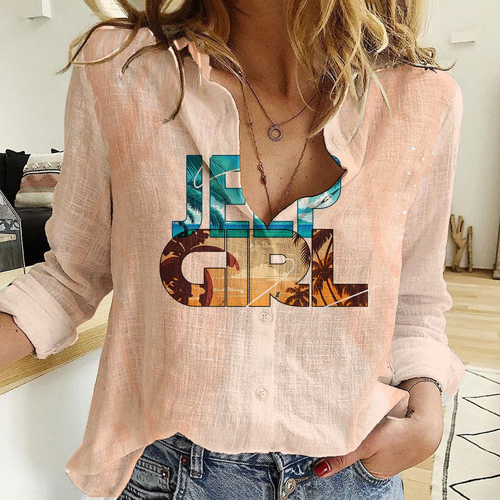 jeep-girl-summer-soul-women-casual-shirt