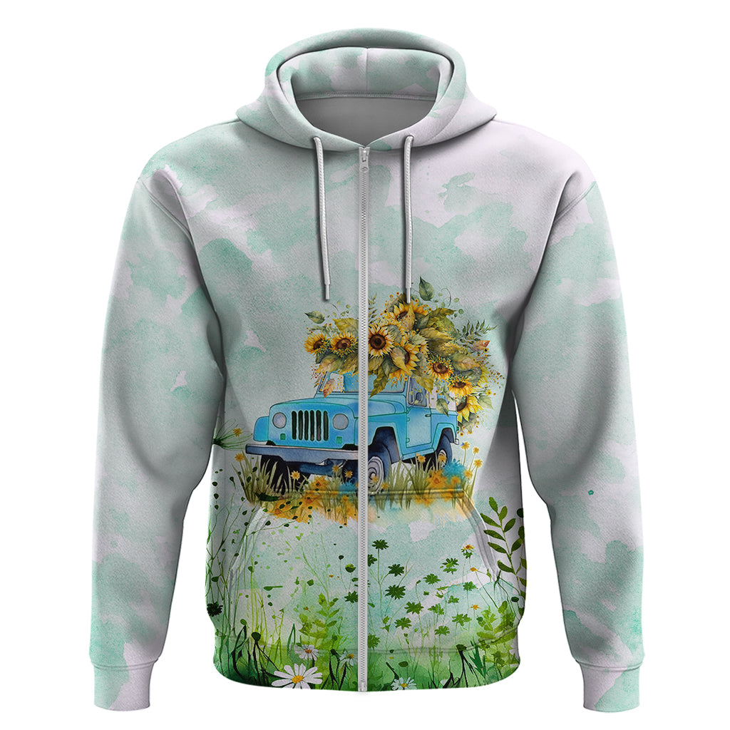 jeep-girl-floral-sunflower-hoodie