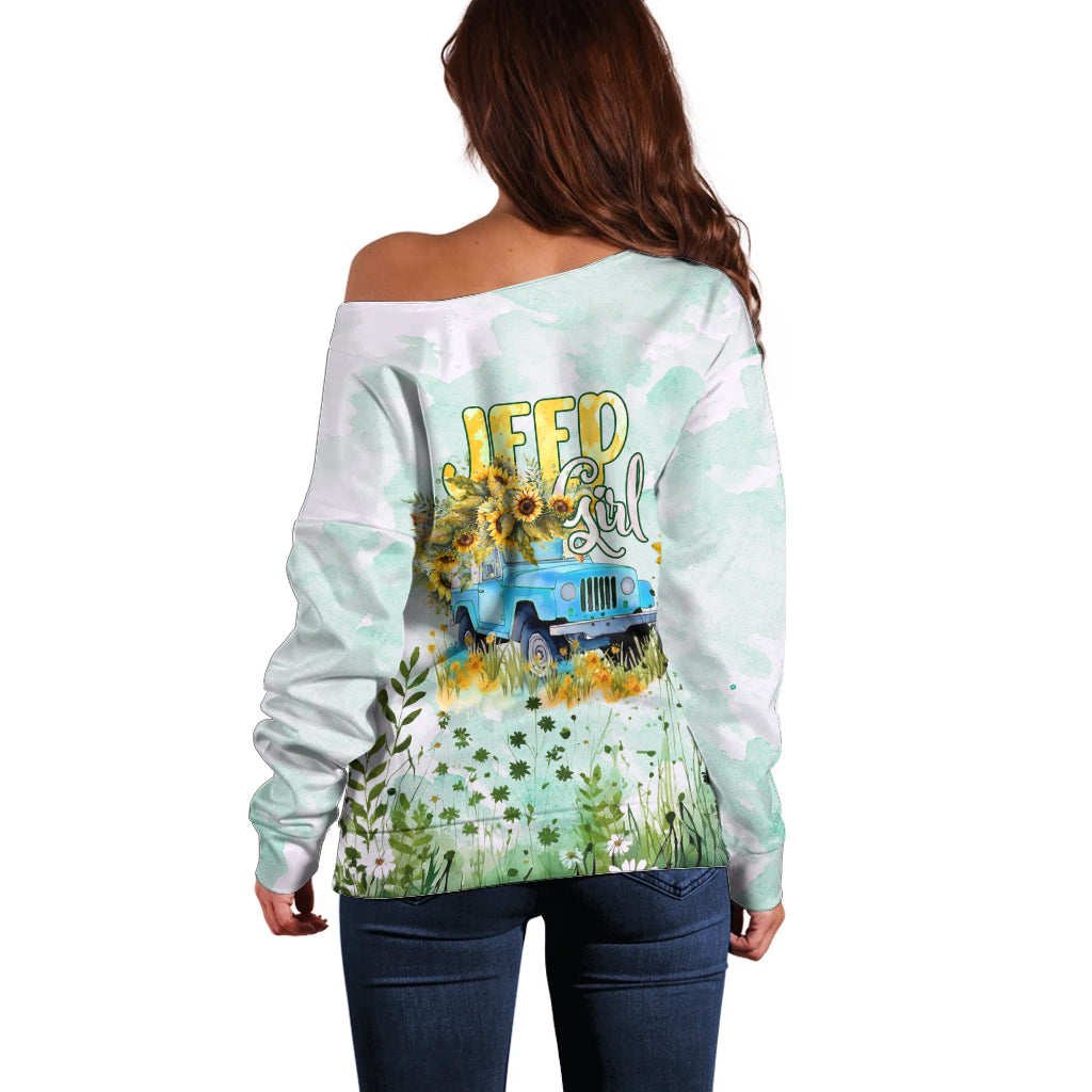 jeep-girl-floral-sunflower-off-shoulder-sweater