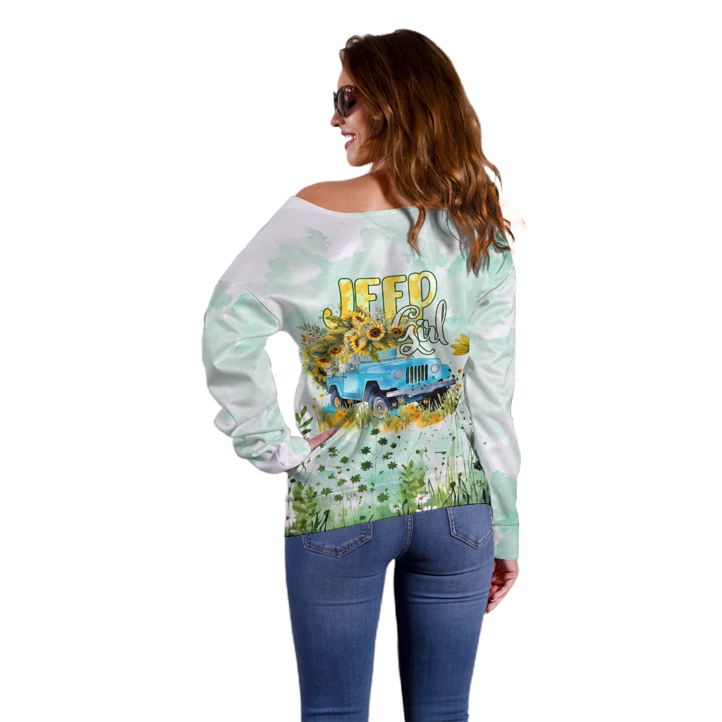 jeep-girl-floral-sunflower-off-shoulder-sweater