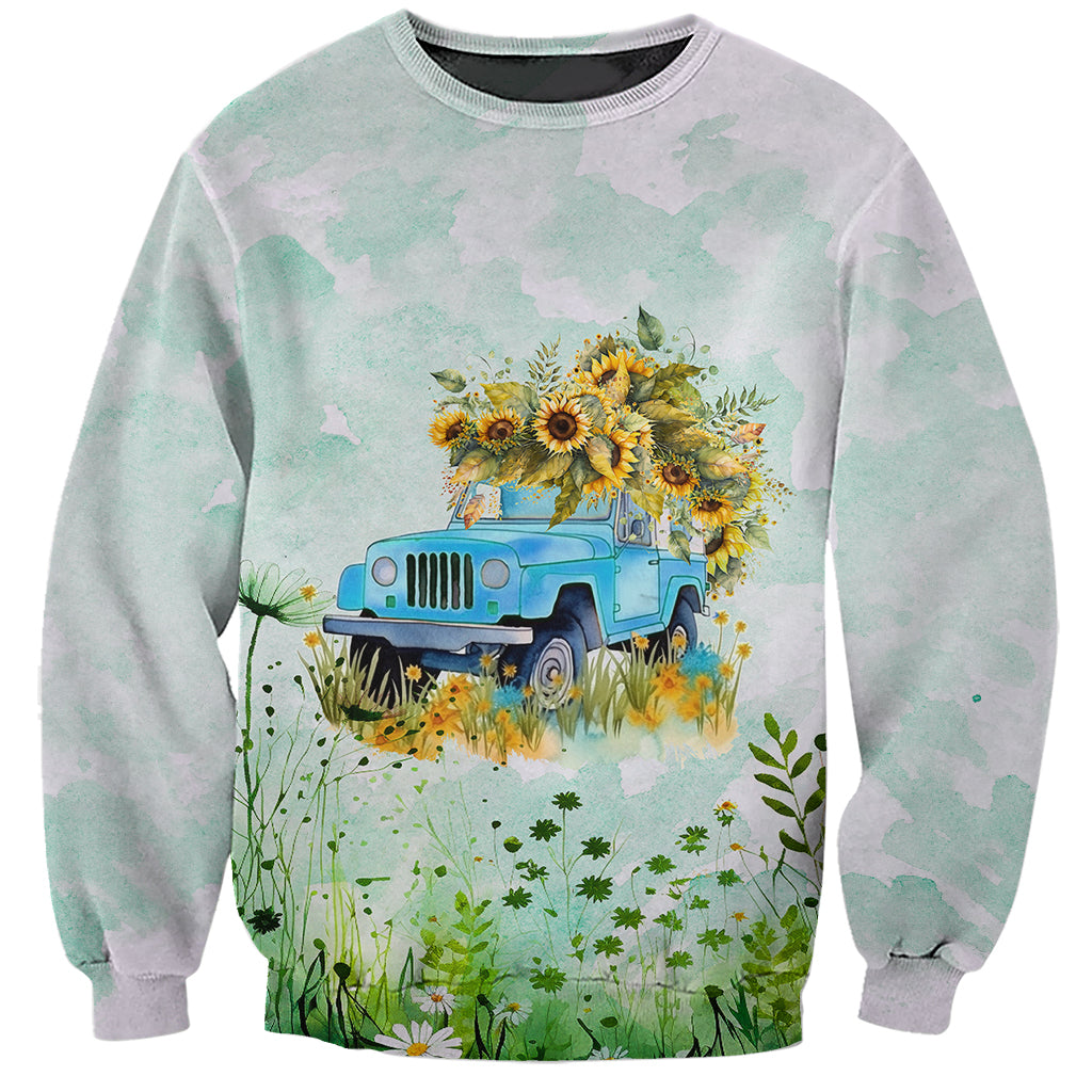 jeep-girl-floral-sunflower-sweatshirt