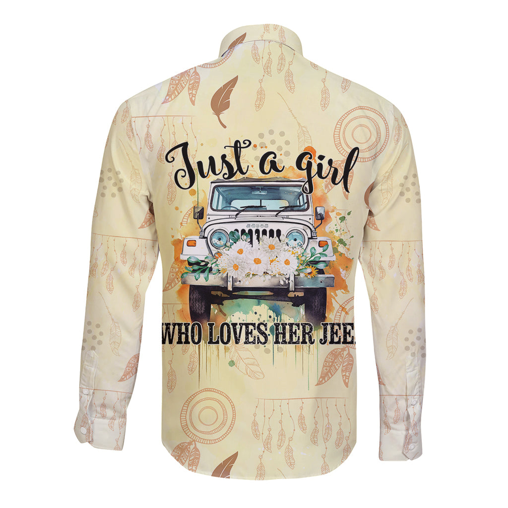 jeep-girl-daisy-long-sleeve-button-shirt-just-a-girl-who-loves-her-jeep