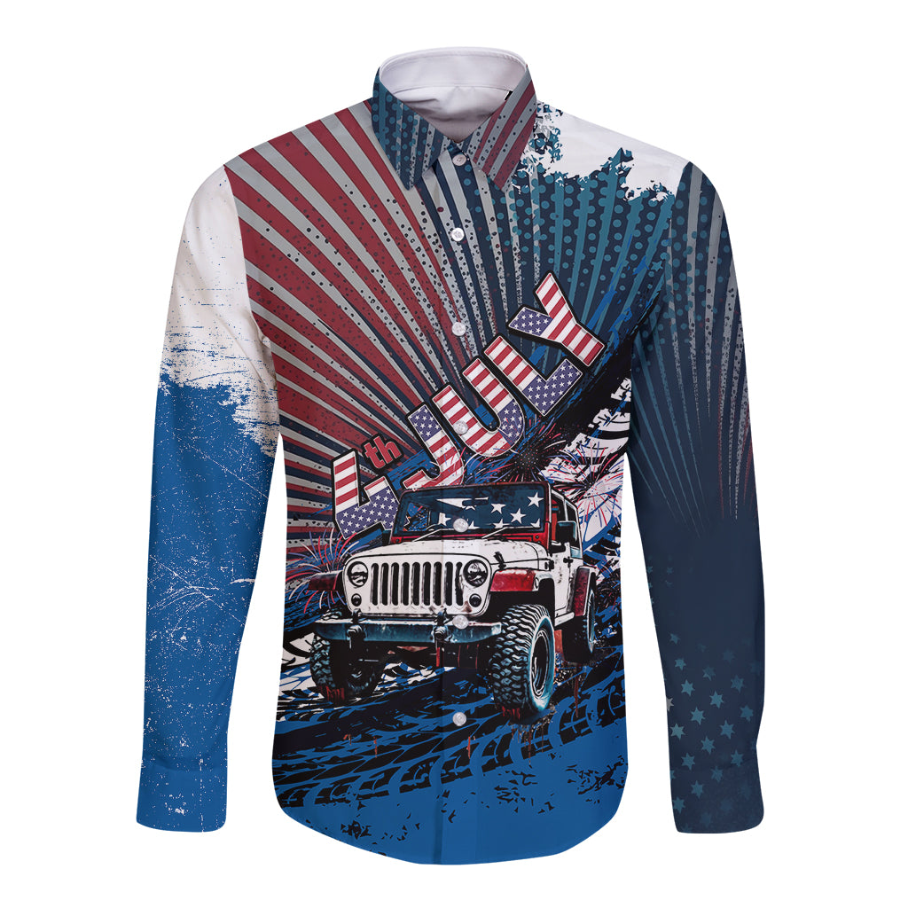 jeep-long-sleeve-button-shirt-usa-independence-day