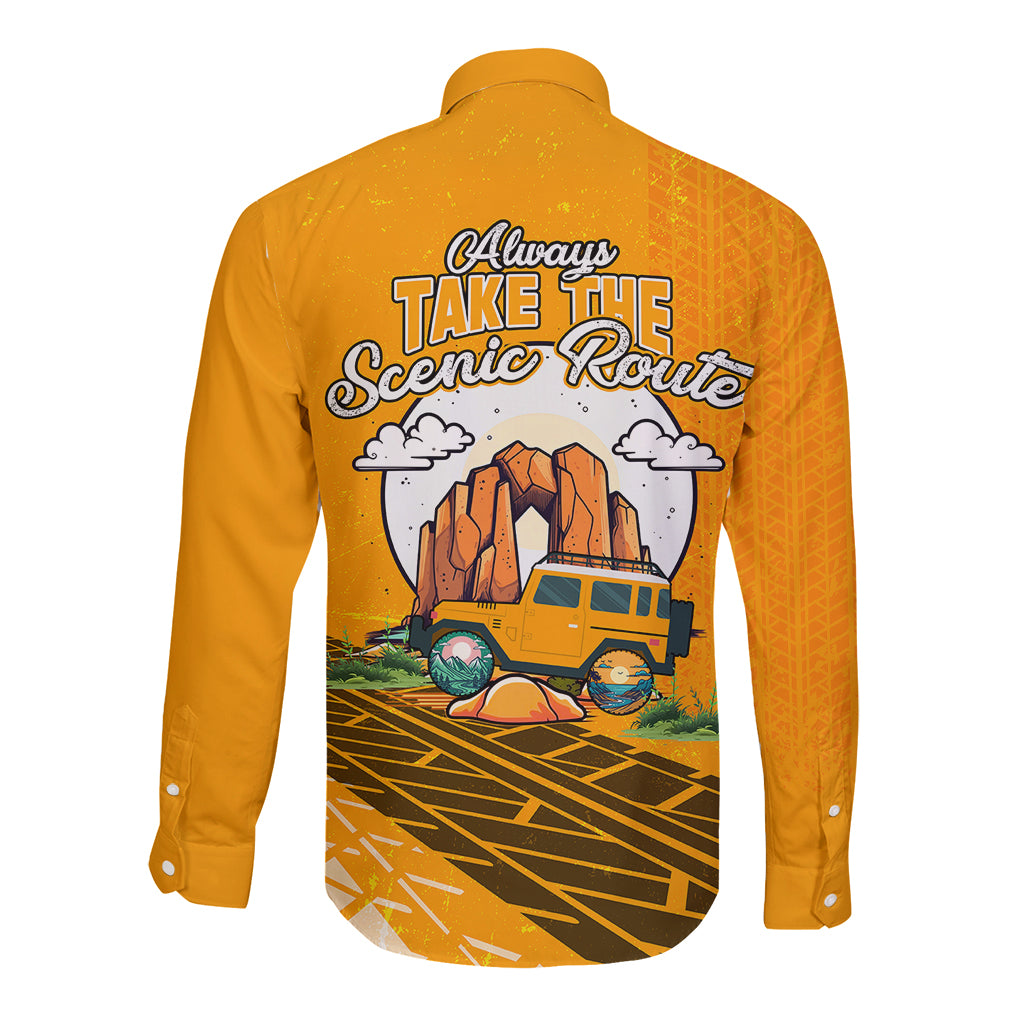 always-take-the-scenic-route-jeep-long-sleeve-button-shirt