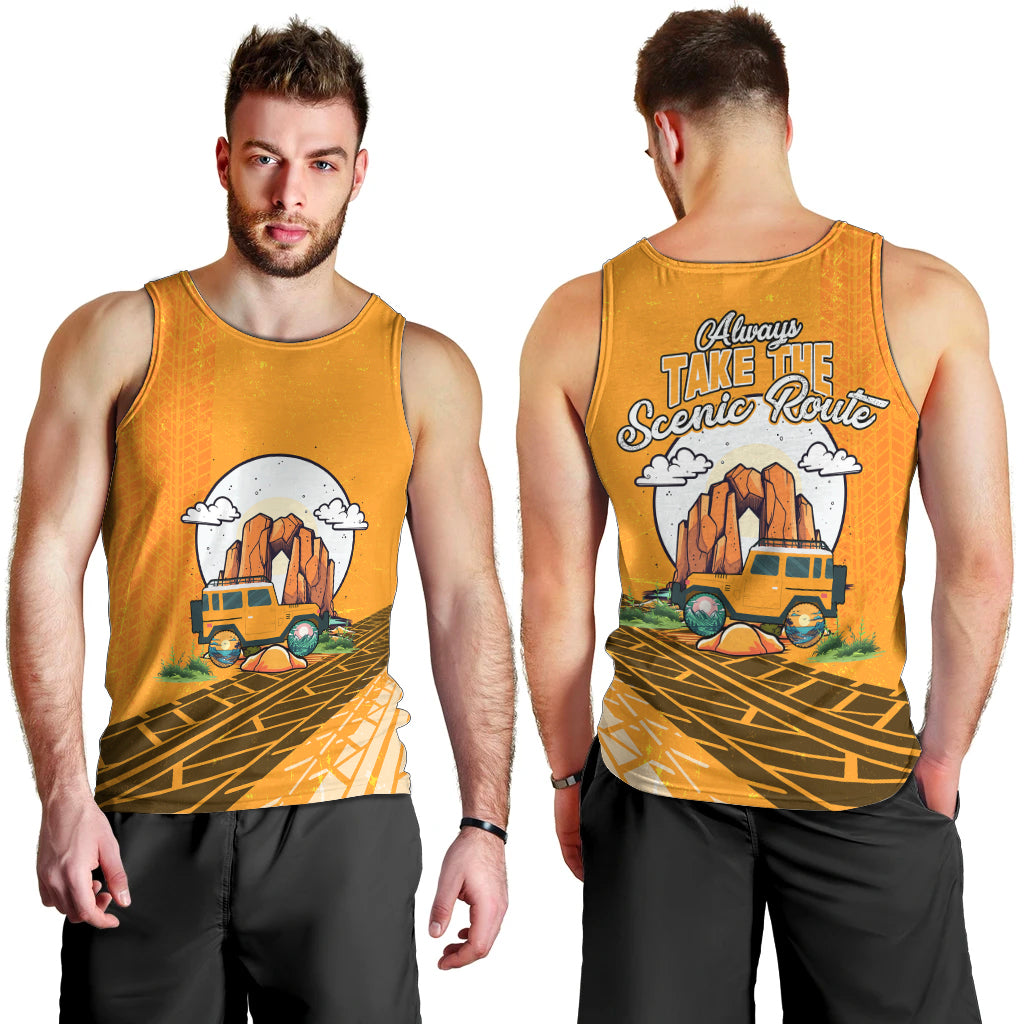 always-take-the-scenic-route-jeep-men-tank-top