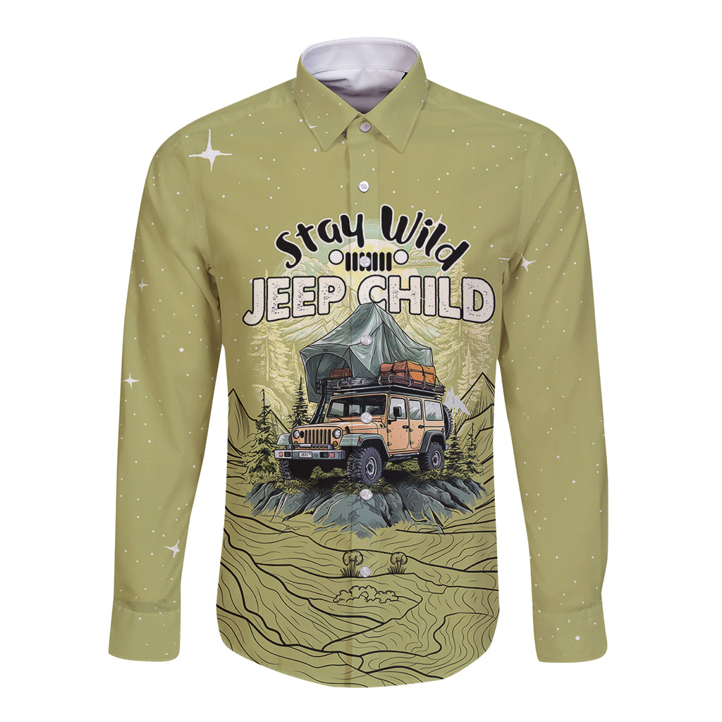 stay-wild-jeep-child-mountain-life-long-sleeve-button-shirt