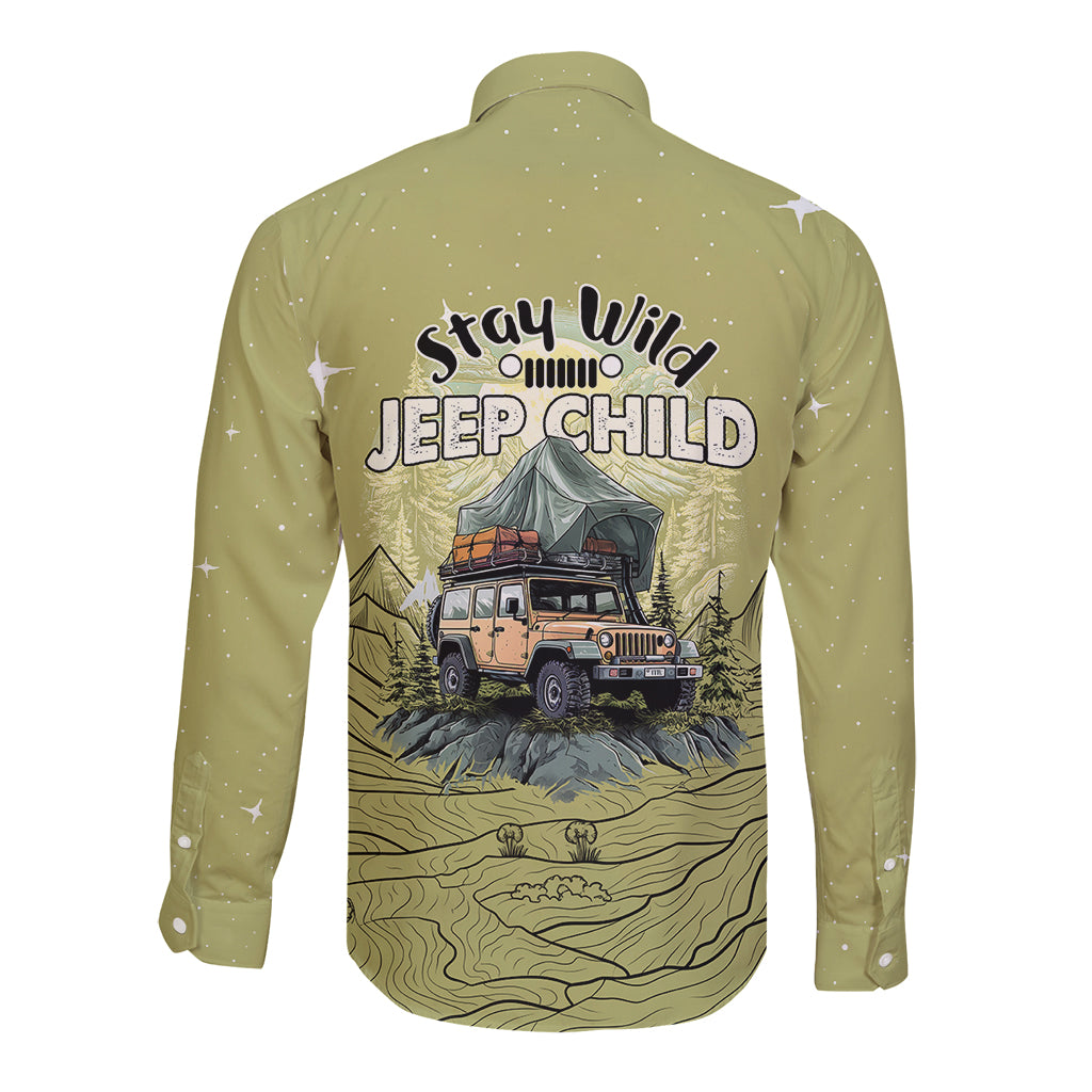 stay-wild-jeep-child-mountain-life-long-sleeve-button-shirt