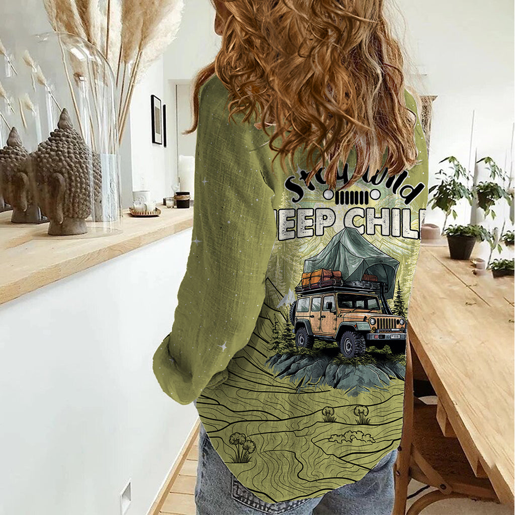 stay-wild-jeep-child-mountain-life-women-casual-shirt