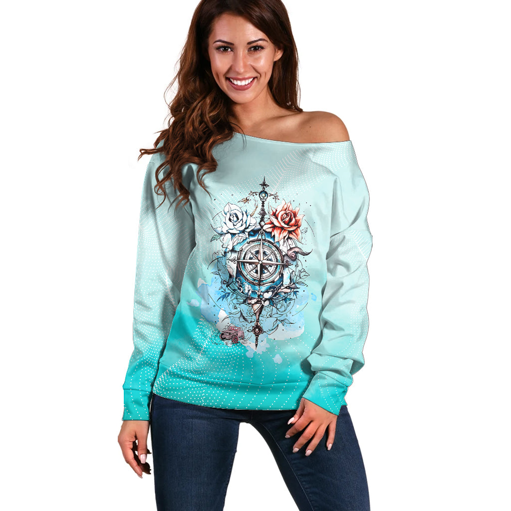 jeep-girl-off-shoulder-sweater-floral-compass