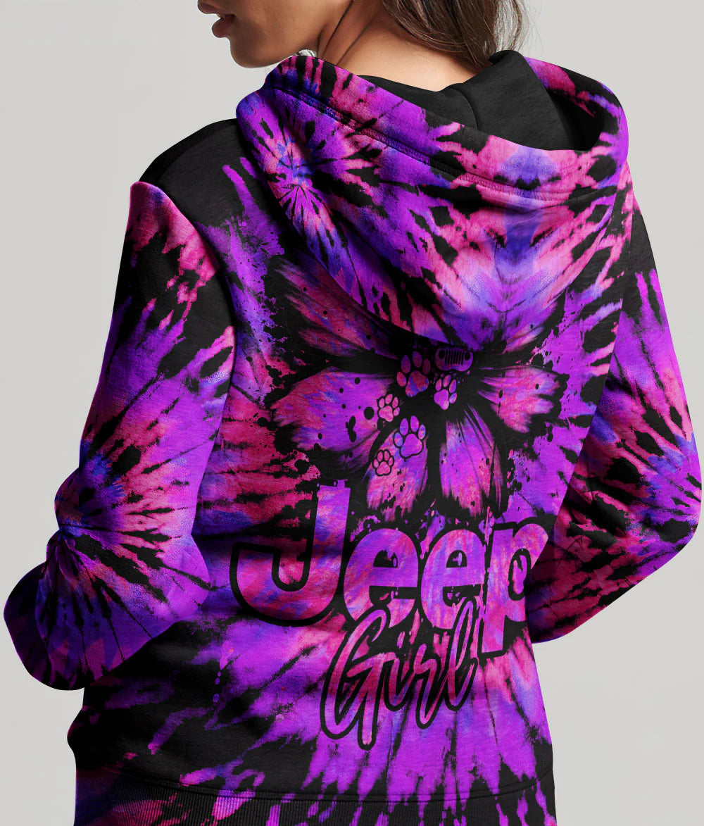 jeep-girl-dog-daisy-purple-tie-dye-hoodie