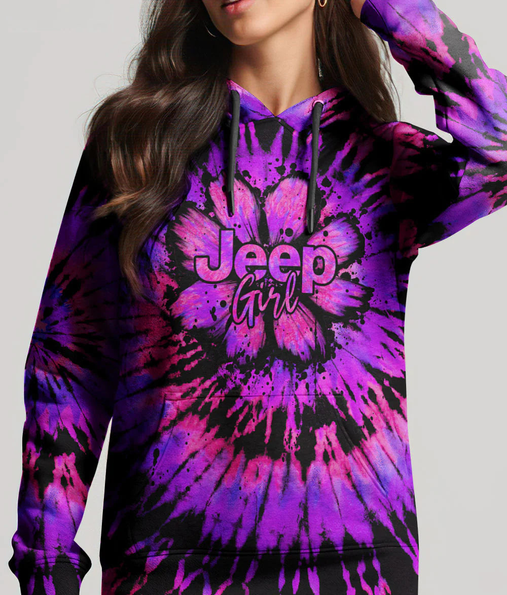 jeep-girl-dog-daisy-purple-tie-dye-hoodie