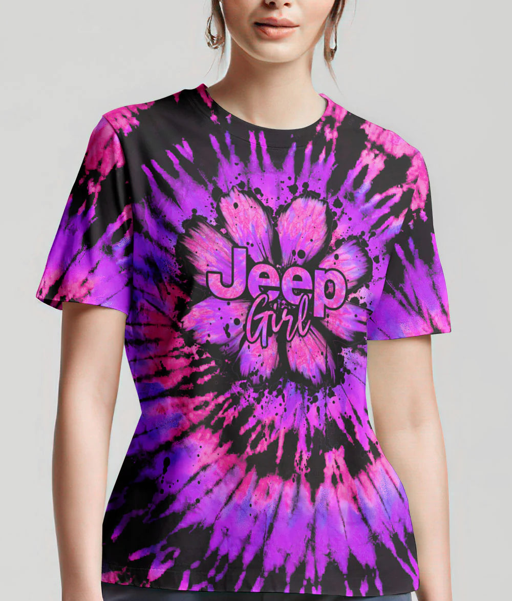 jeep-girl-dog-daisy-purple-tie-dye-t-shirt