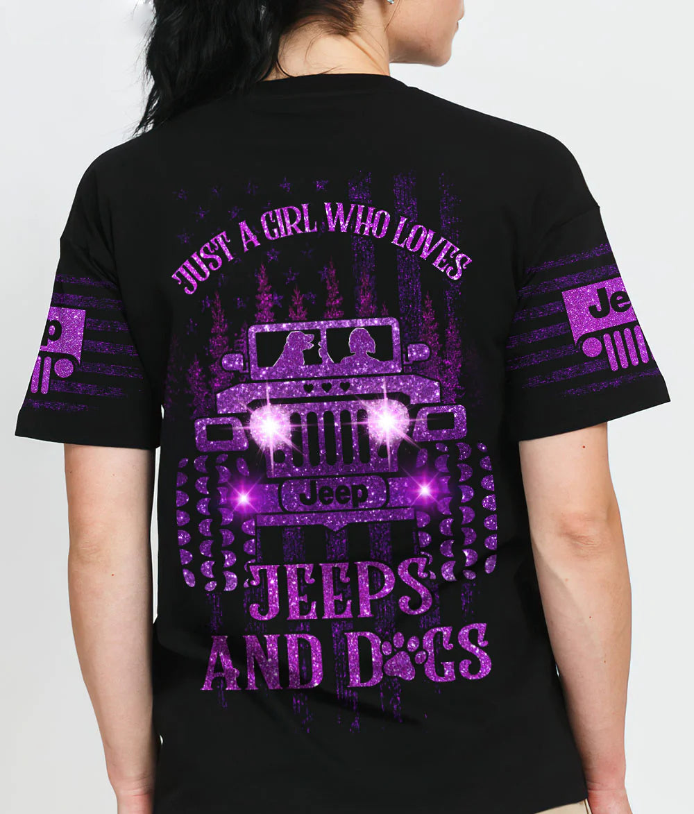 a-girl-her-dog-and-her-jeep-bling-purple-t-shirt