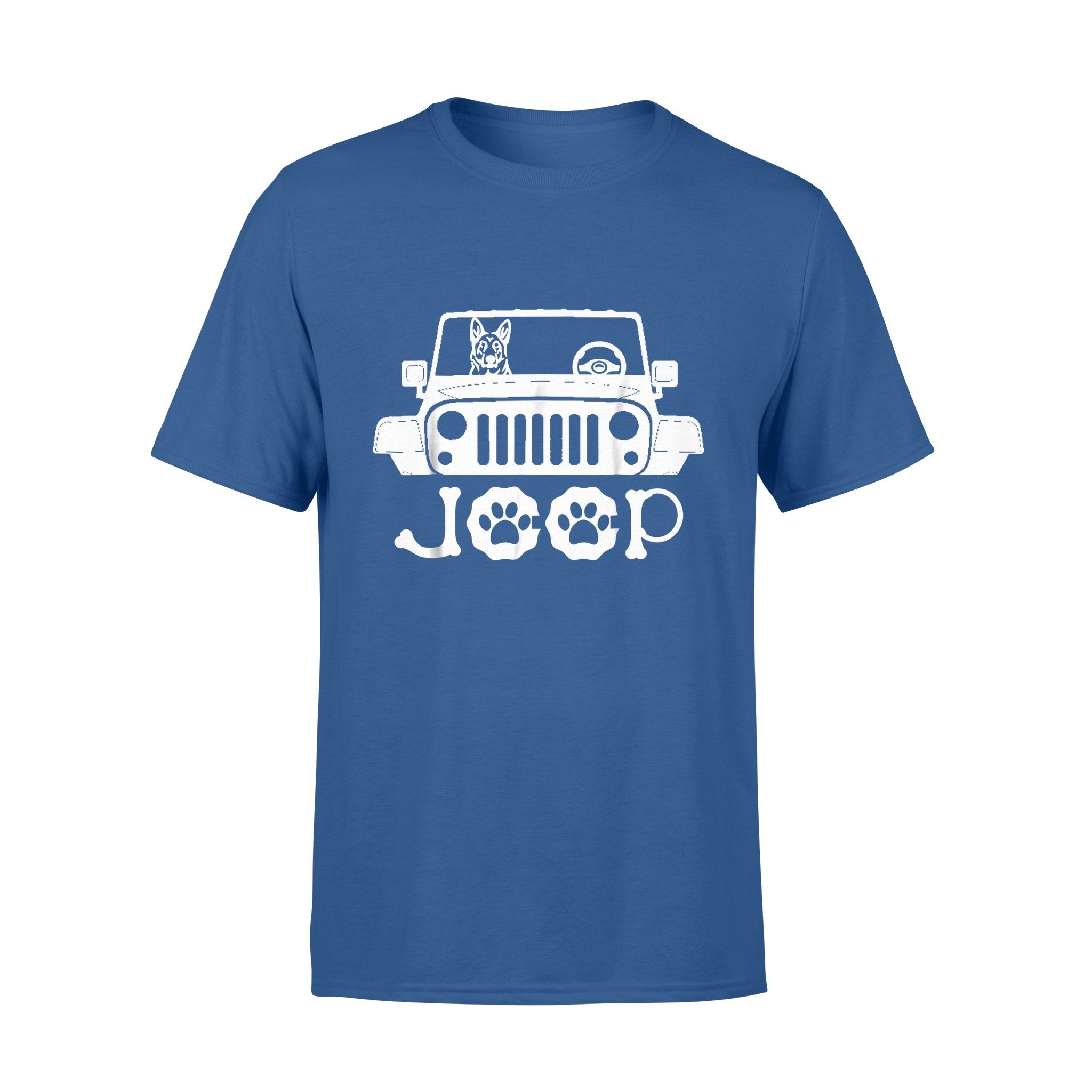 animals-gift-idea-german-sheperd-ridding-on-jeep-gift-for-guy-t-shirt-standard-t-shirt