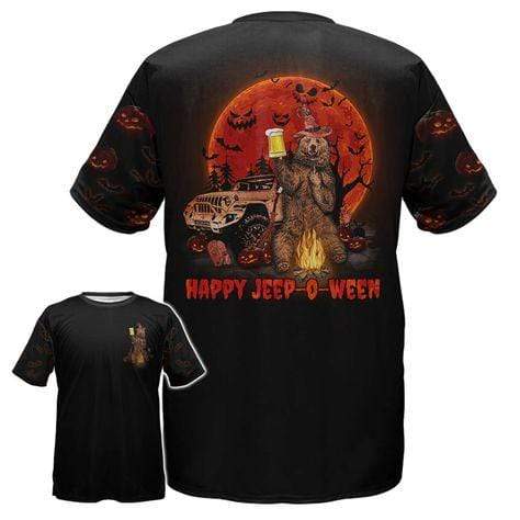 jeep-bear-beer-holloween-unisex-t-shirt-3d