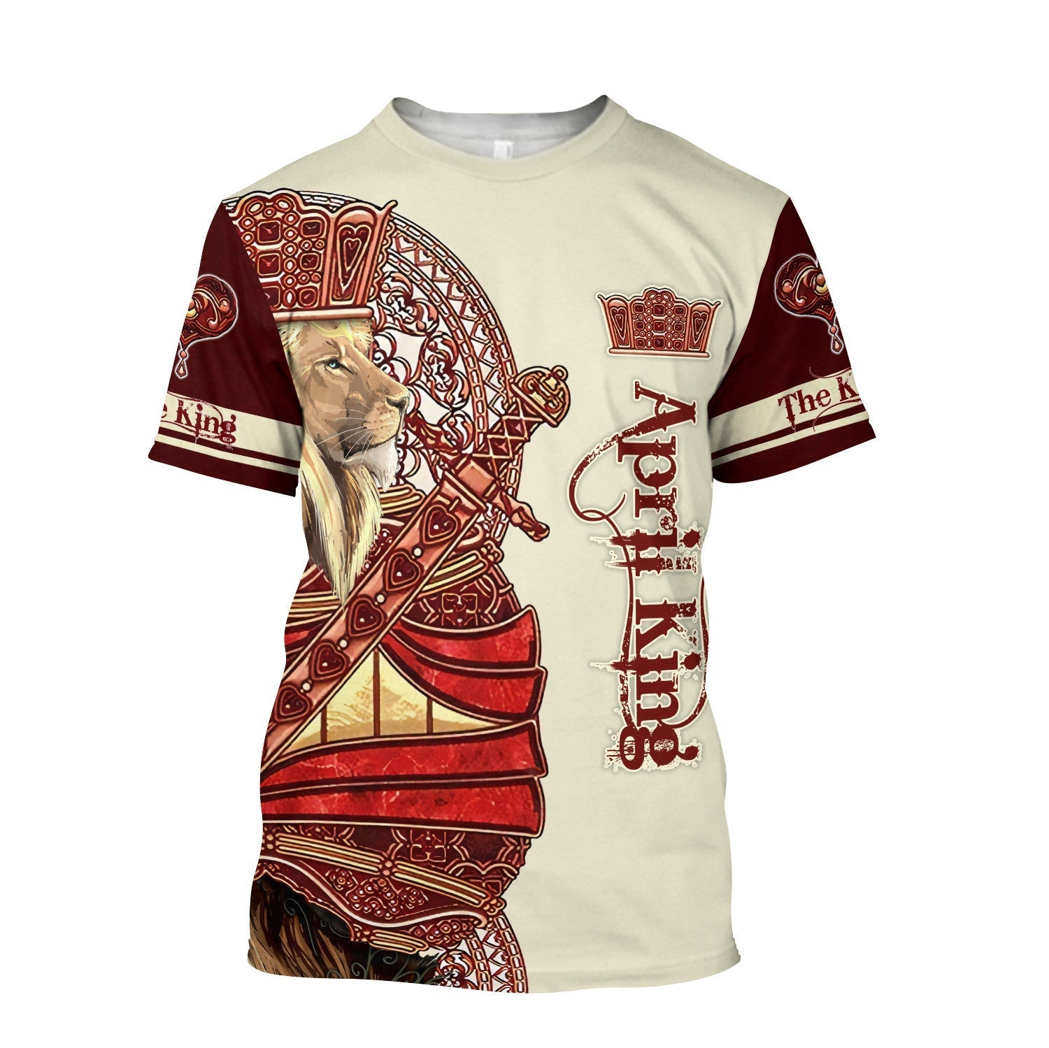 april-king-lion--3d-all-over-printed--unisex-shirts