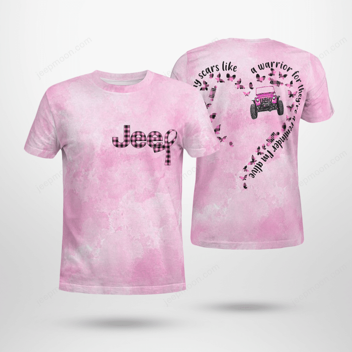 Jeep I'm Alive Breast Cancer T-Shirt