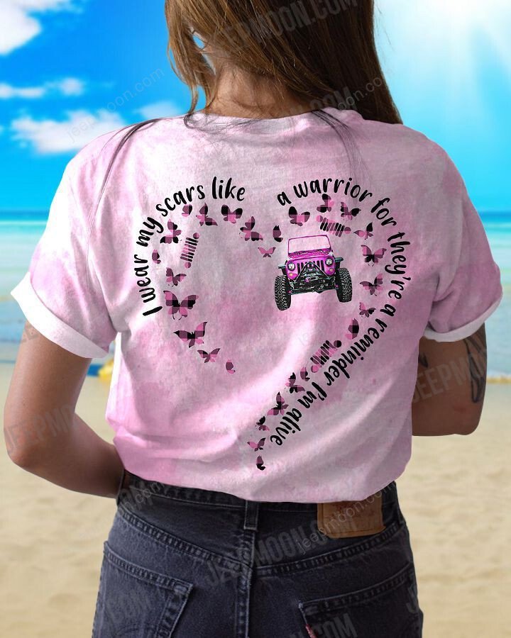 Jeep I'm Alive Breast Cancer T-Shirt