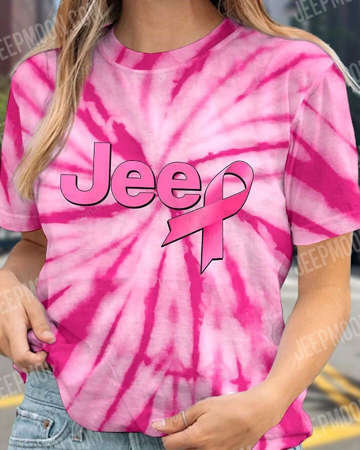 Jeep Fight Alone Cancer T-Shirt Breast Cancer