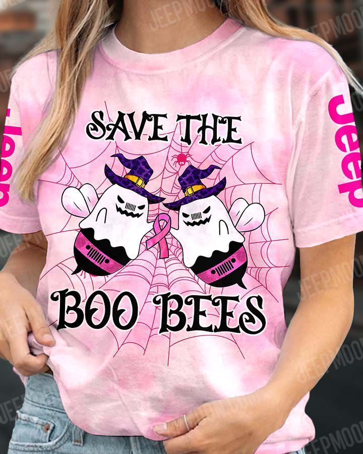 Jeep Save The Boo Bees Breast Cancer T-Shirt SweatShirt