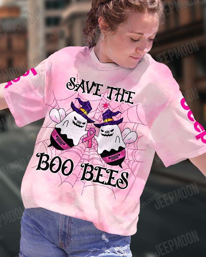 Jeep Save The Boo Bees Breast Cancer T-Shirt SweatShirt